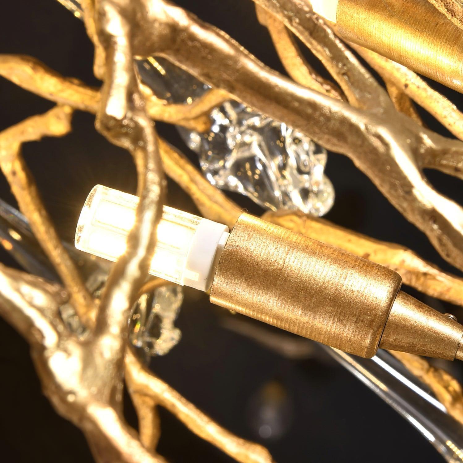 Tree Branch Staircase Chandelier ∅ 59″ - Helia-1-Luxehomezone