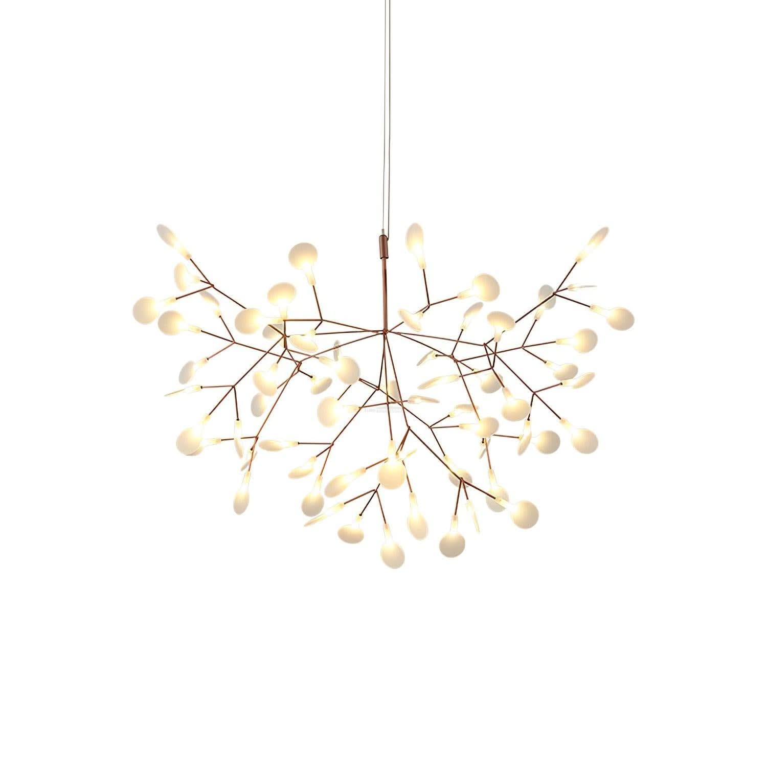 Rose Gold Firefly Chandelier - Branch-1-Luxehomezone