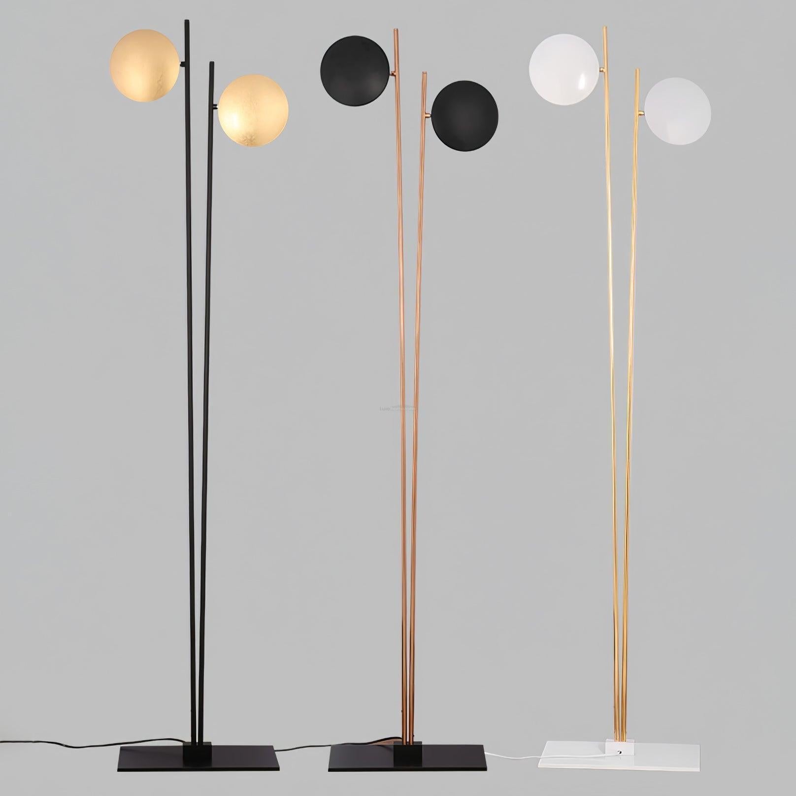 Lederam Floor Lamp with 1/2/3 heads - Mini-1-Luxehomezone