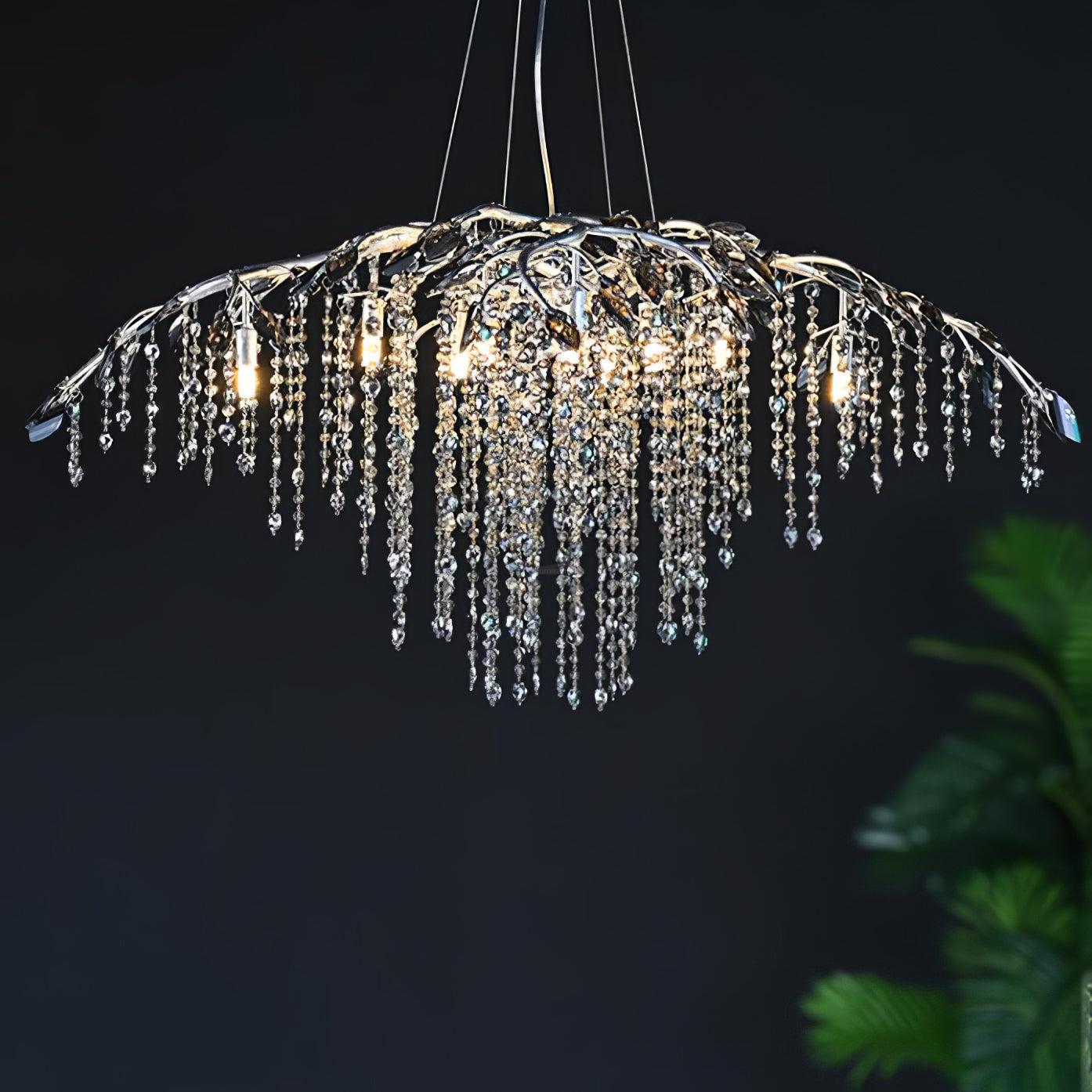 Autumn Twilight Round/Linear Chandelier - Branch-1-Luxehomezone