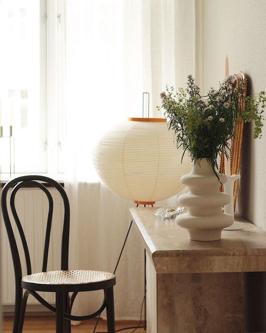 Akari Paper Floor Lamp - Luxehomezone