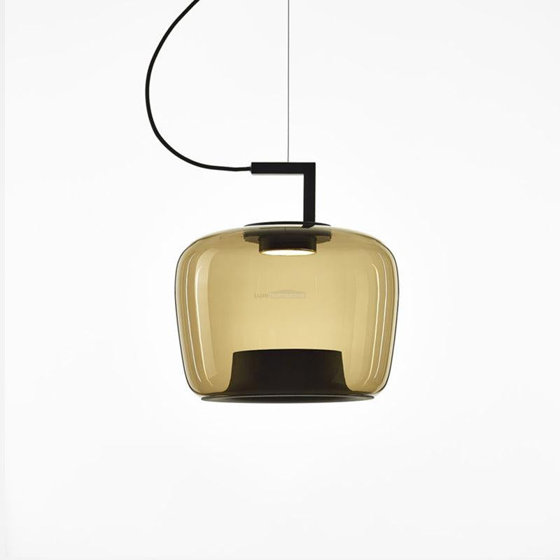 Doppelte Pendant - Art Glass-1-Luxehomezone