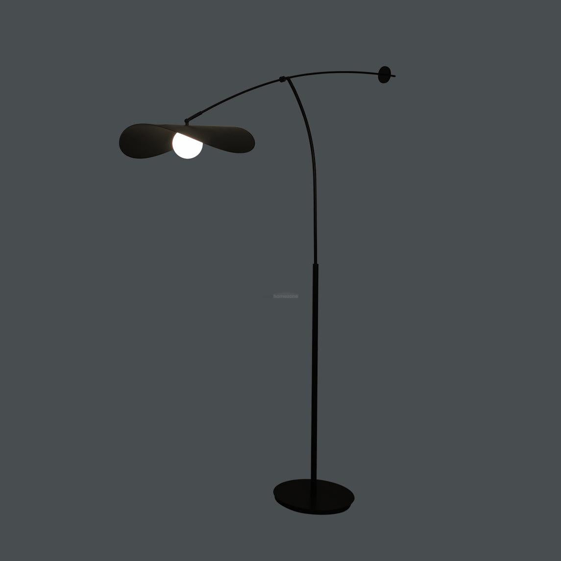 Alonso Floor Lamp  ∅ 6.6″ - Bent-1-Luxehomezone