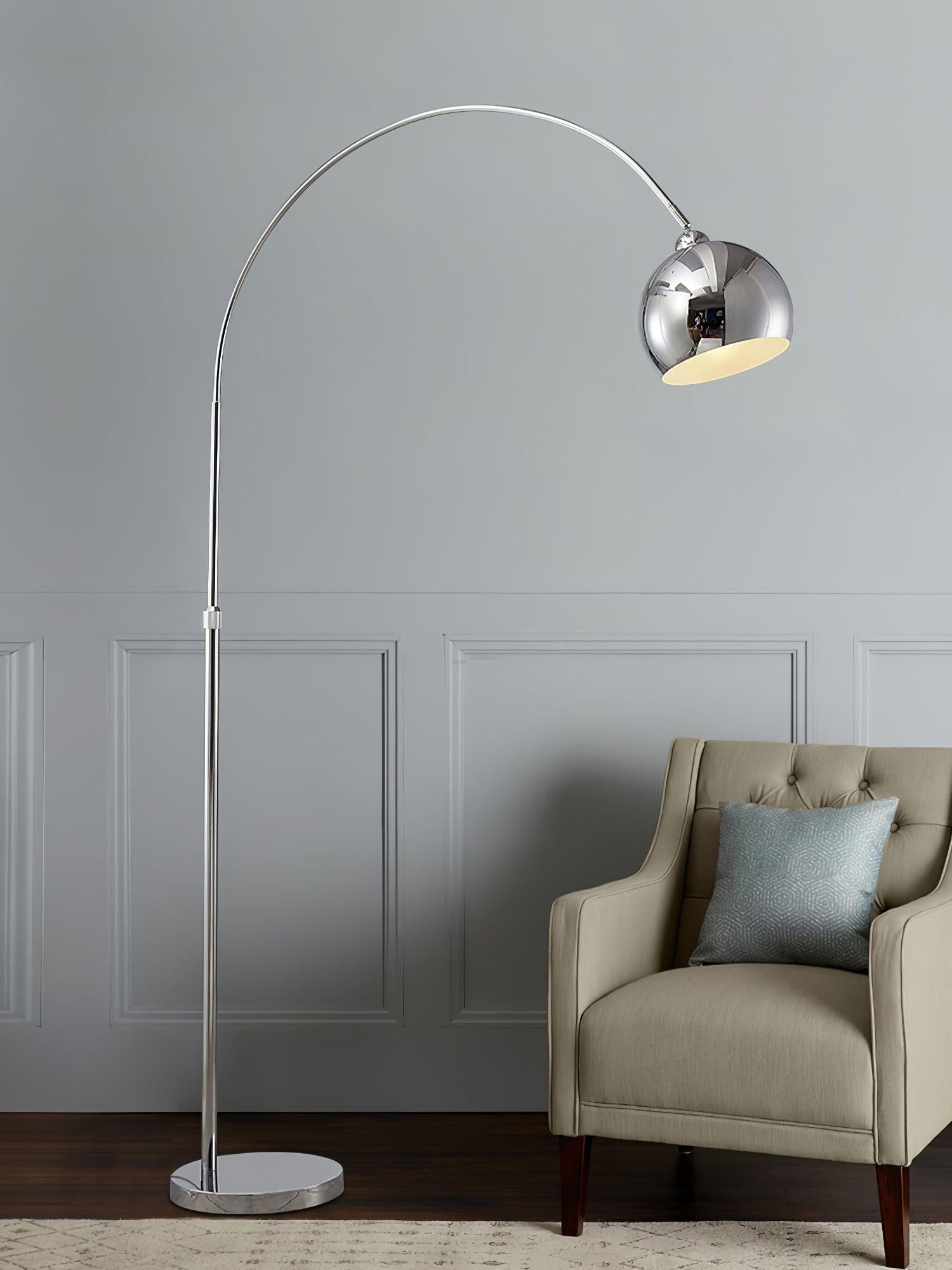 Angle Floor Lamp ∅ 43.3″ - Bent-1-Luxehomezone