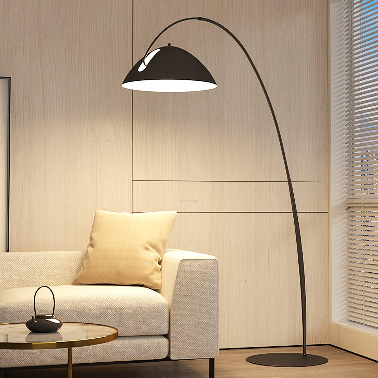Pluma Floor Lamp ∅ 57.5″ - Bent-1-Luxehomezone
