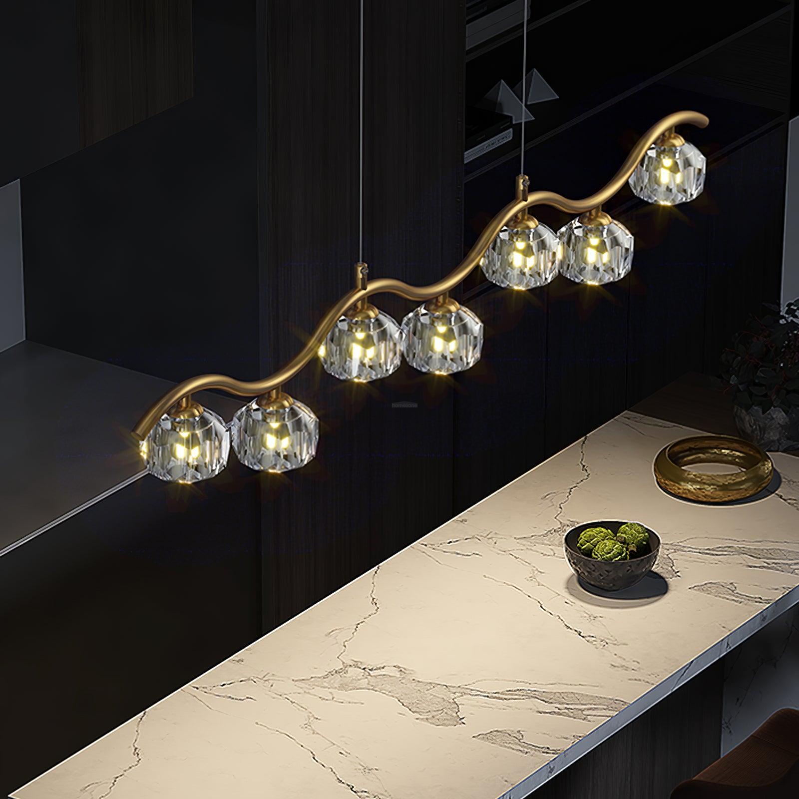 Eara Crystal Chandelier with 3/5/7 heads - Luxehomezone