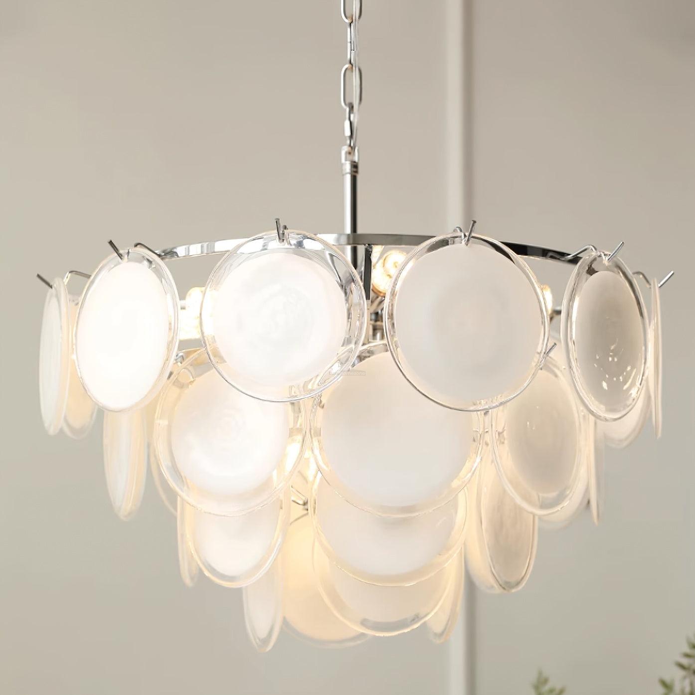 Bettina Murano Chandelier  ∅ 19.6″ - Cylinder-1-Luxehomezone