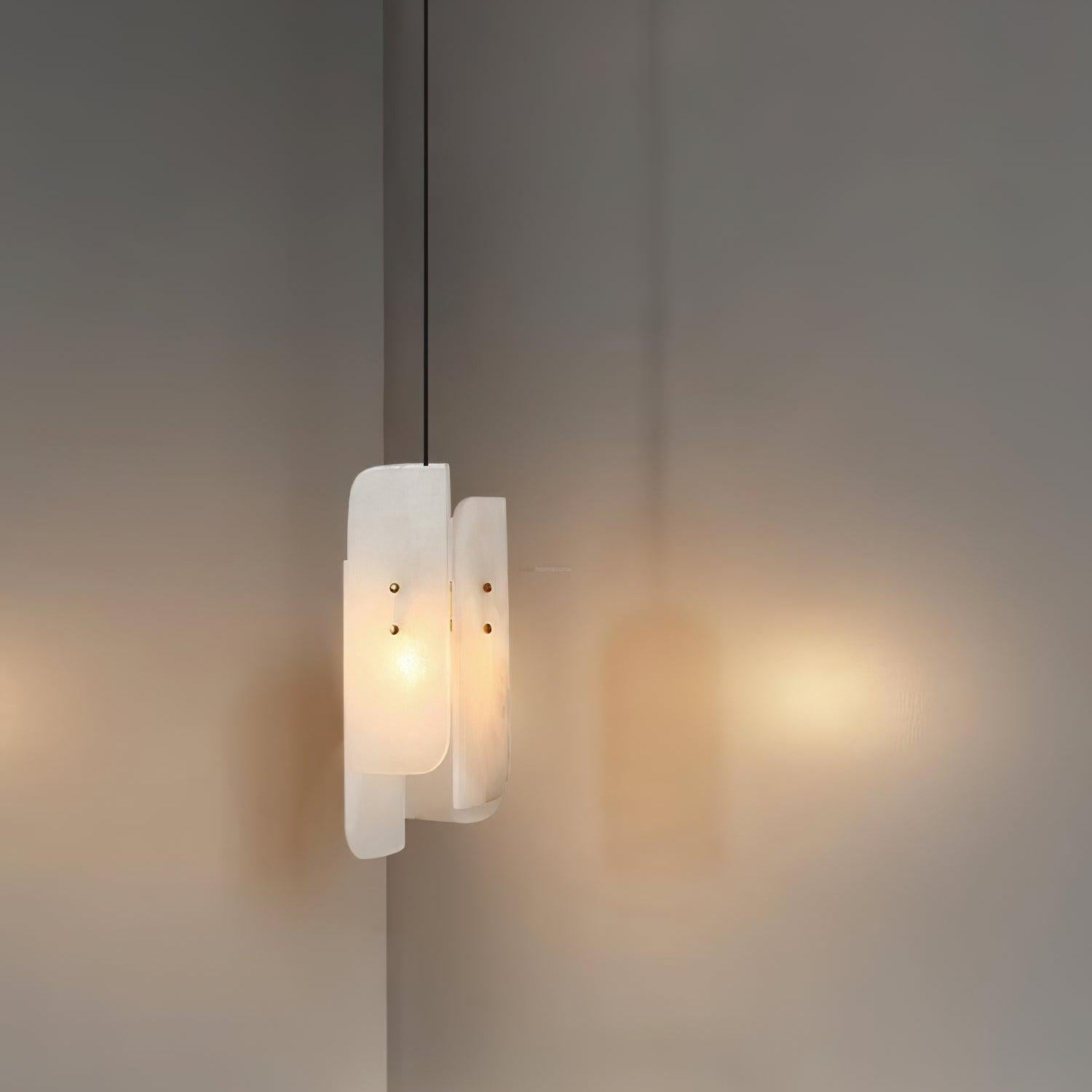 Megalith Alabaster Mini  Pendant Light - Alabaster, Alabaster Pendant-1-Luxehomezone