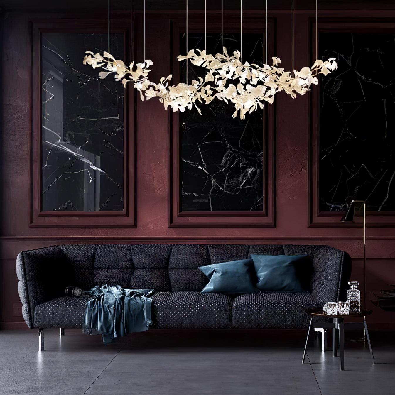 Gingko Chandelier with Double Layer Combination - Gingko, Gingko Chandelier-1-Luxehomezone
