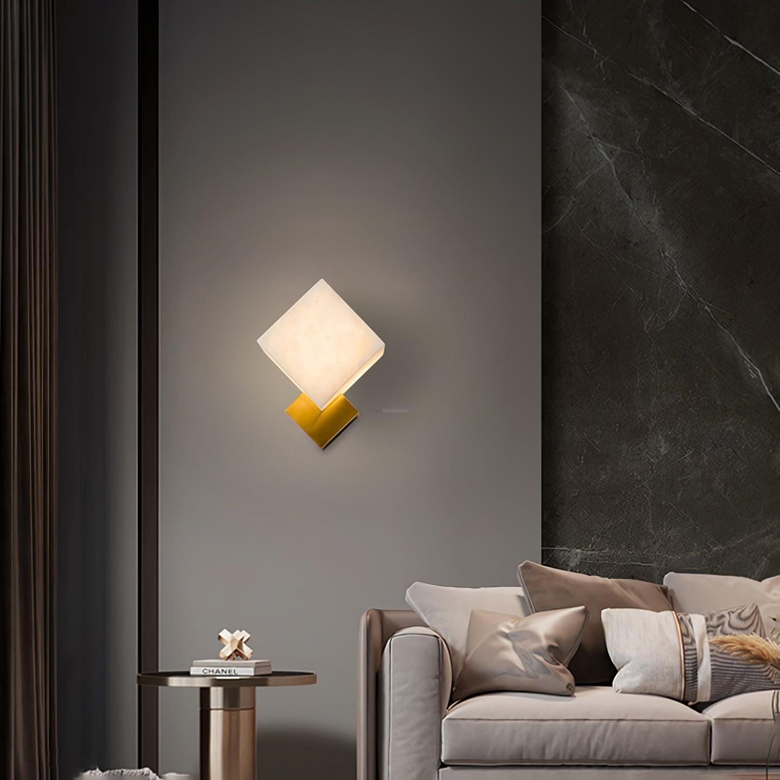 Gatsby Alabaster Wall Sconce - Alabaster, Alabaster Wall Lamp-1-Luxehomezone