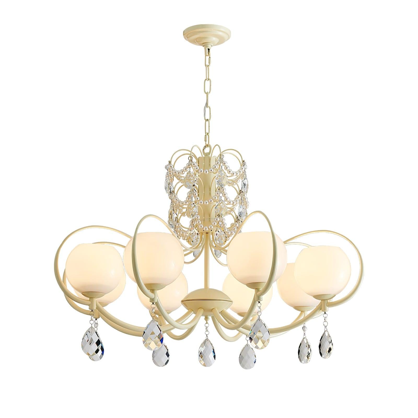 Doria Crystal Chandelier with 6/8/10 heads - Luxehomezone