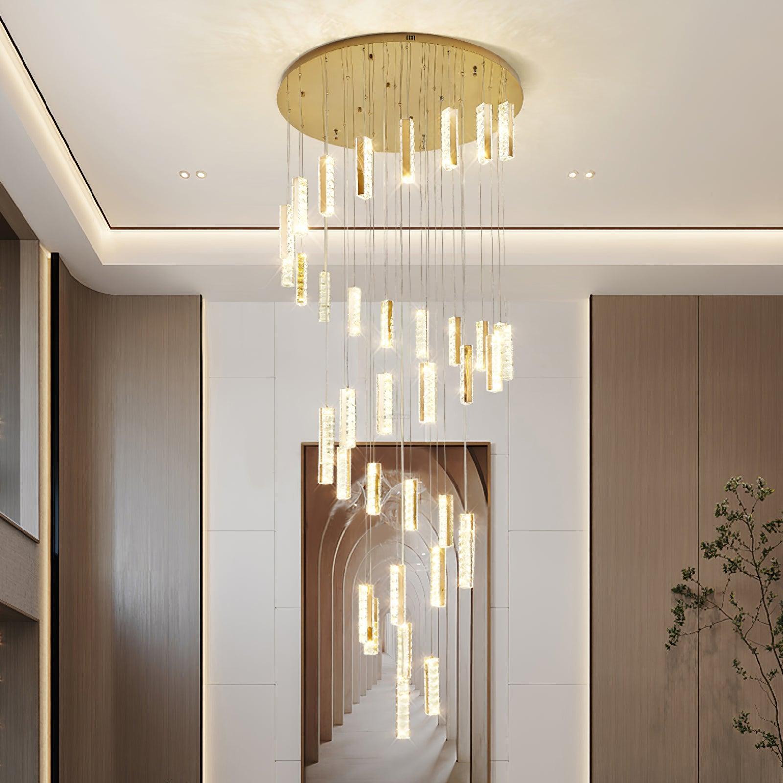 Villa Forci Chandelier with 12/15/18/21/24 heads - Straps-1-Luxehomezone