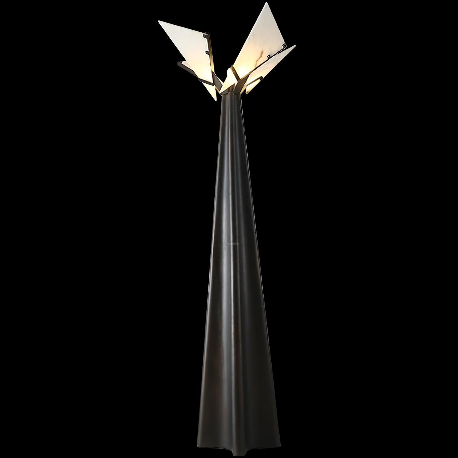 Religieuse Alabaster Floor Lamp - Alabaster-1-Luxehomezone