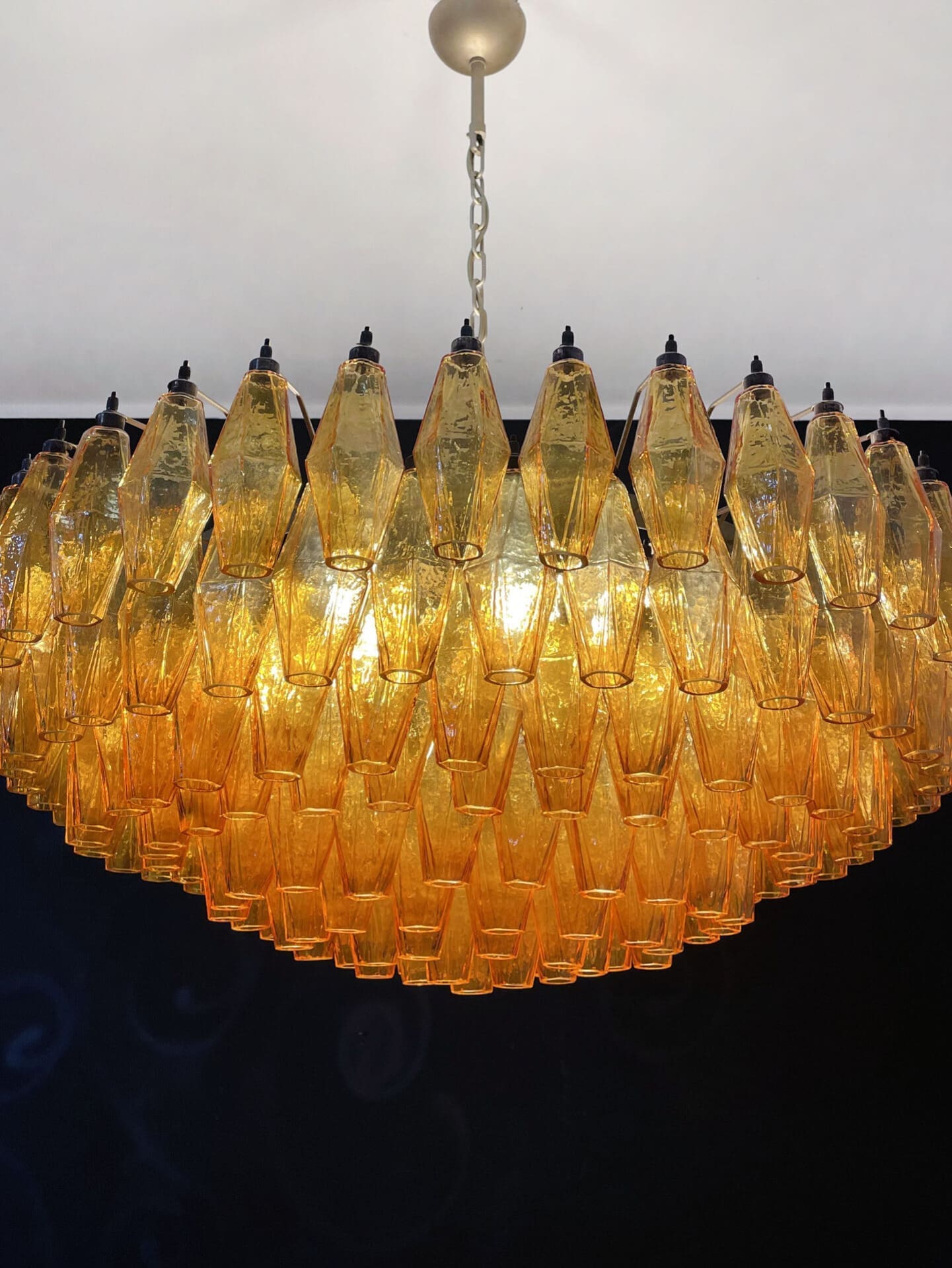 Florence Murano Chandelier Poliedri 185 glass