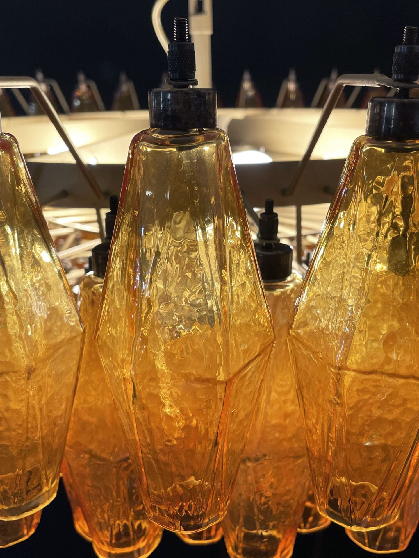 Florence Murano Chandelier Poliedri 185 glass