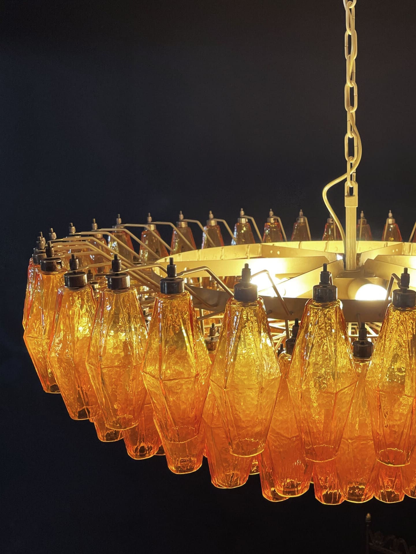 Florence Murano Chandelier Poliedri 185 glass