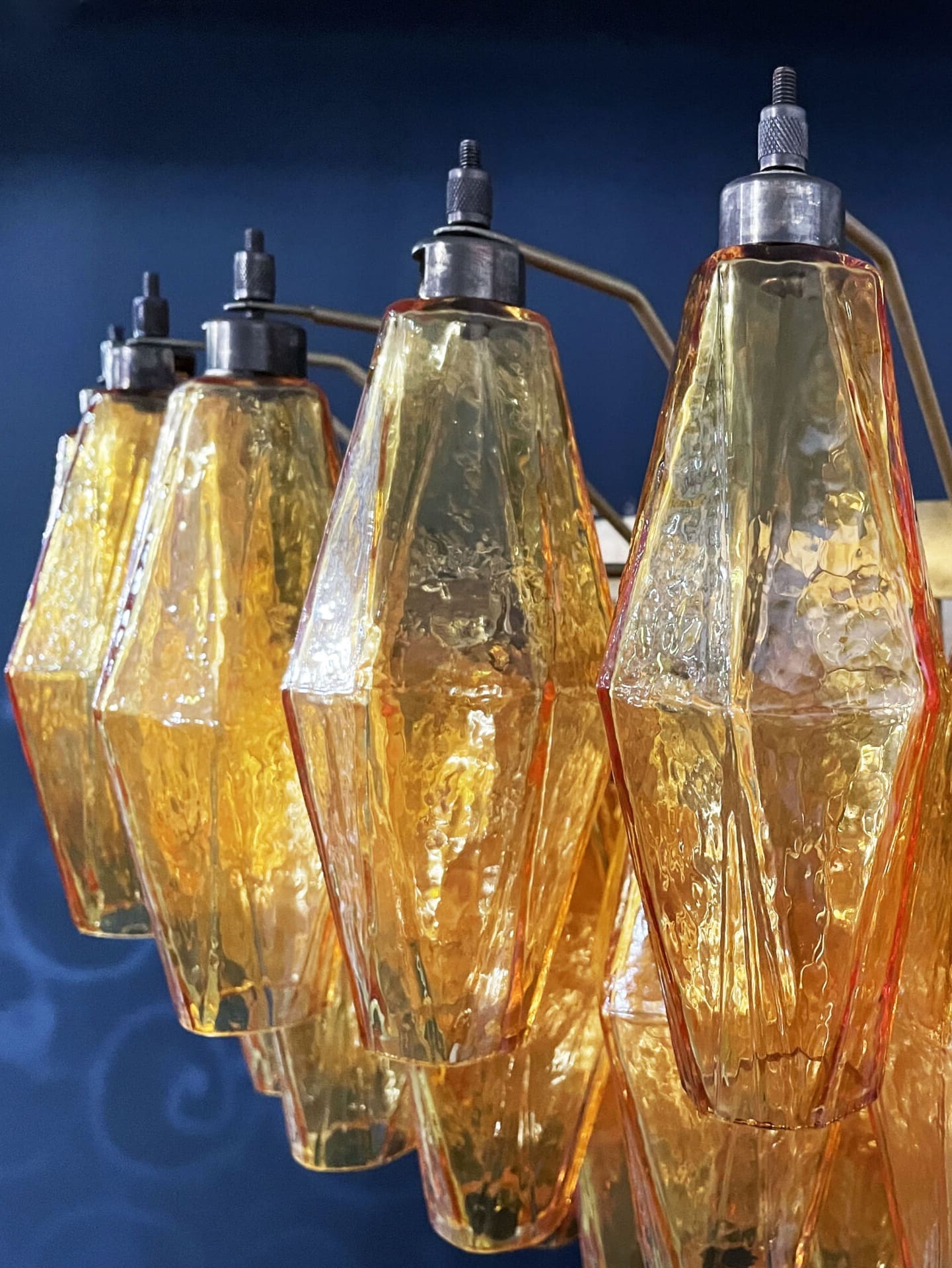 Florence Murano Chandelier Poliedri 185 glass