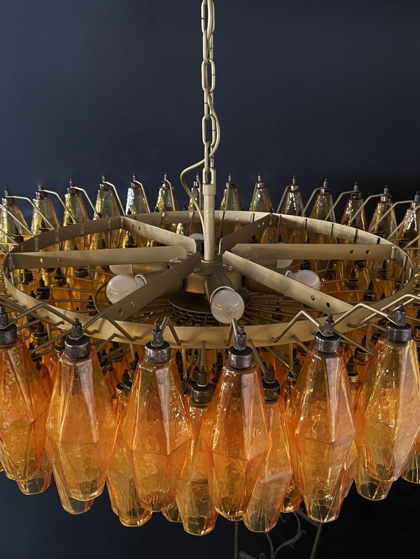 Florence Murano Chandelier Poliedri 185 glass