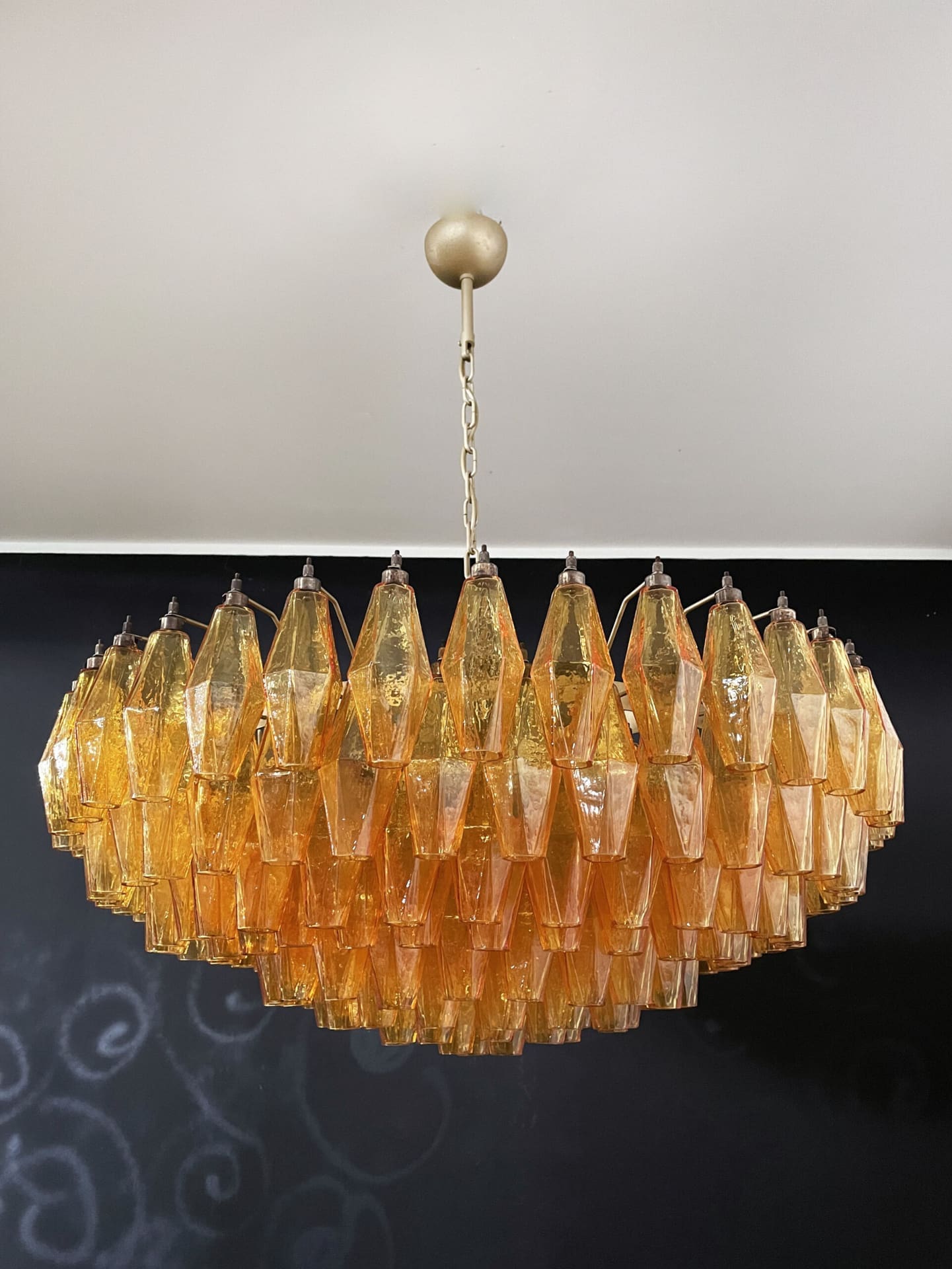 Florence Murano Chandelier Poliedri 185 glass