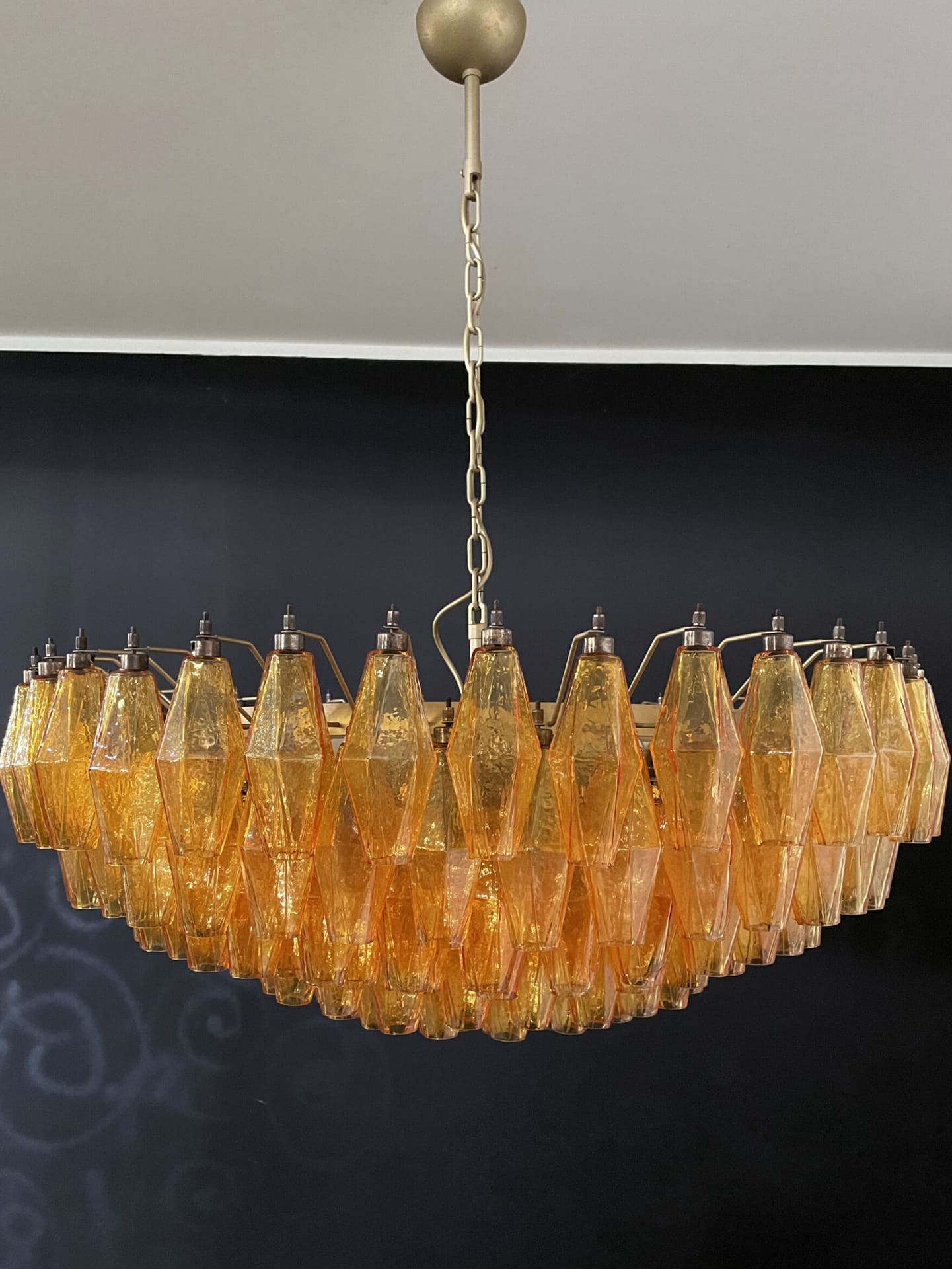 Florence Murano Chandelier Poliedri 185 glass