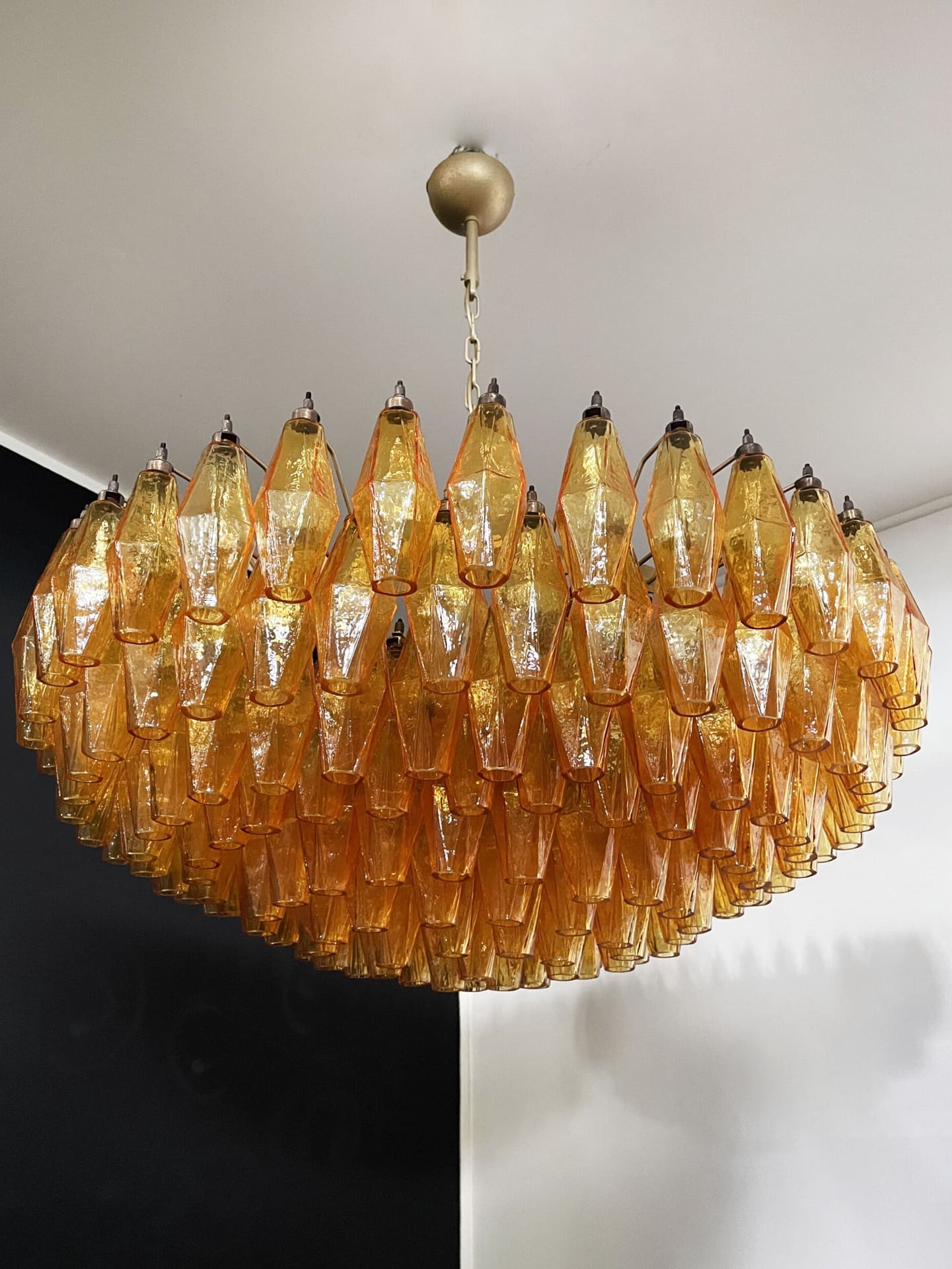 Florence Murano Chandelier Poliedri 185 glass