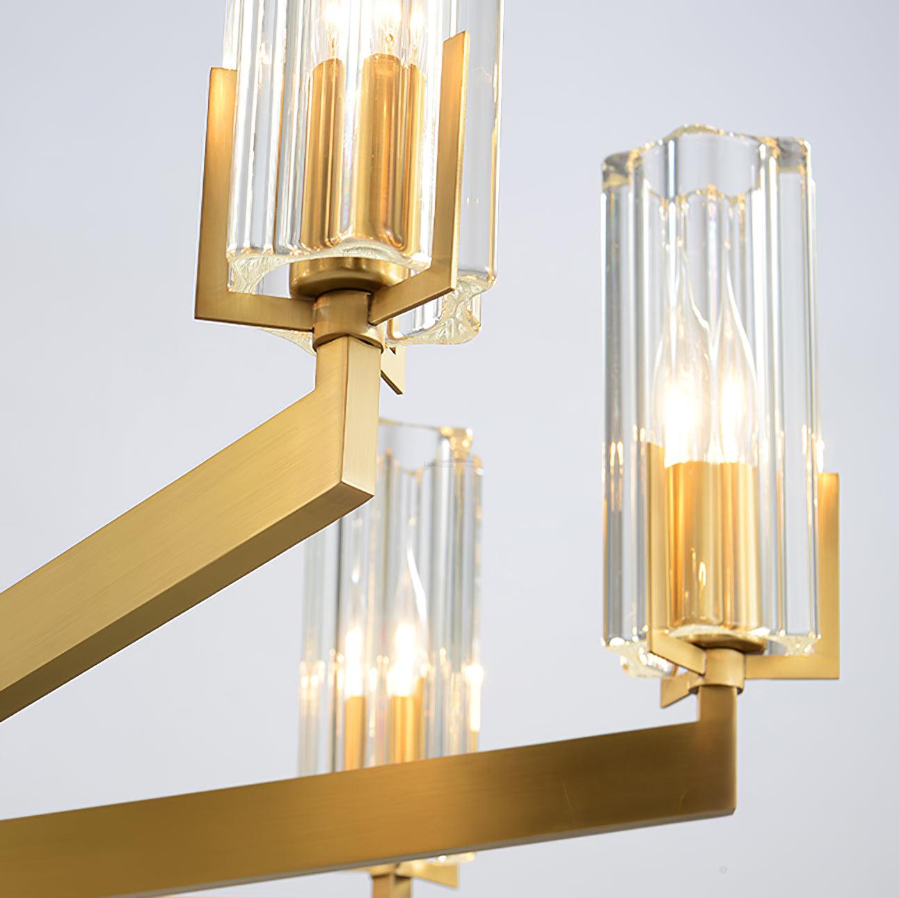 Kayla Brass Chandelier with 6/8/10/15 heads - Luxehomezone