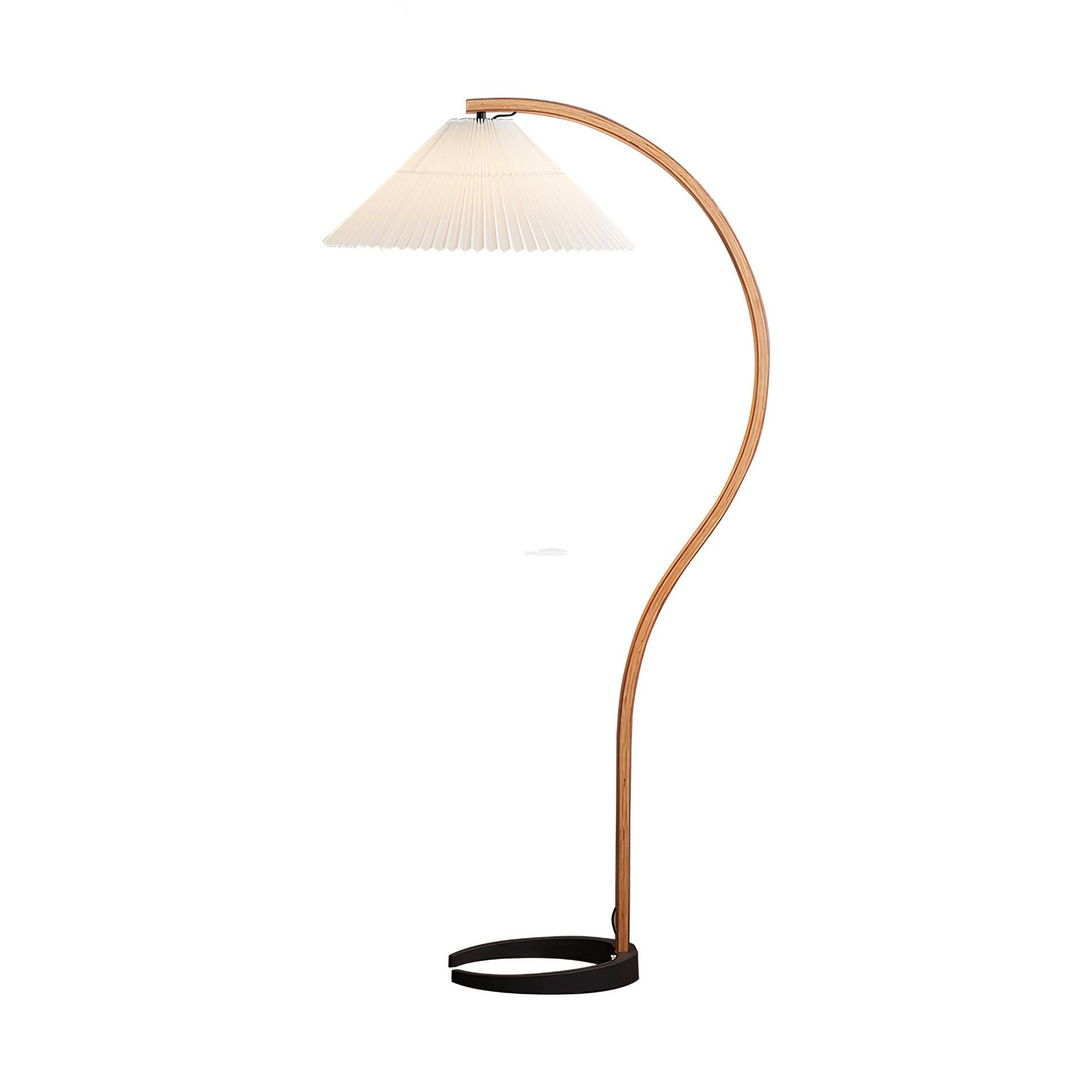Caprany Floor Lamp - Drapery-1-Luxehomezone