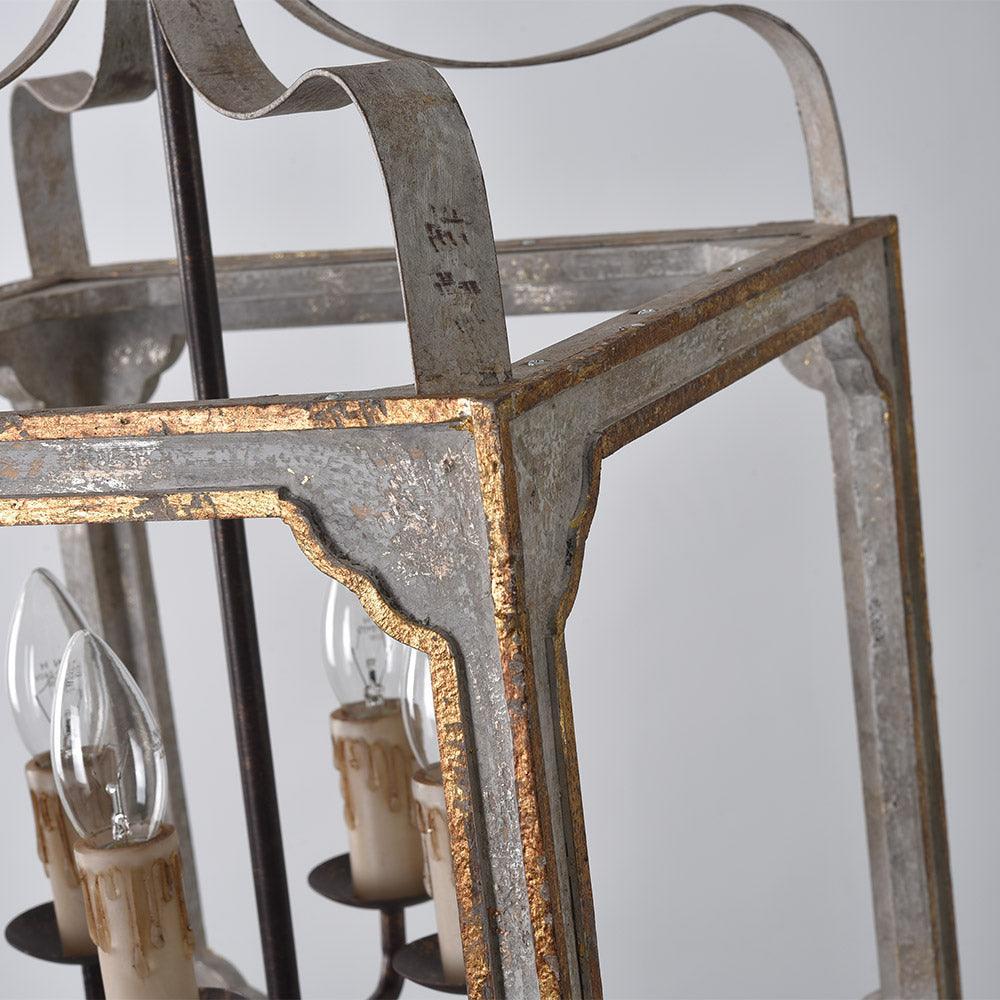 Boho Rustic Cube Chandelier  Φ 14.2″ - Genteel-1-Luxehomezone