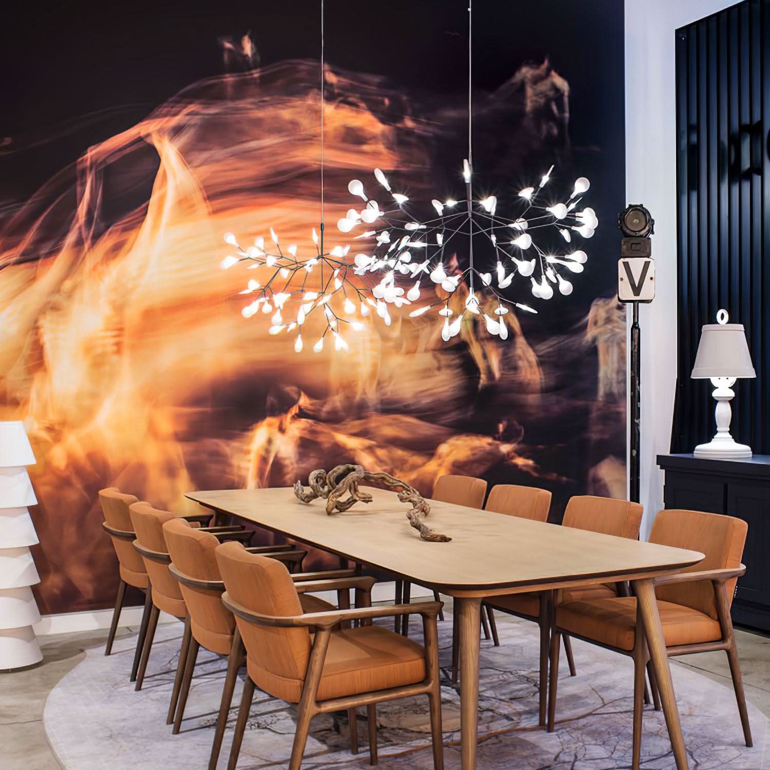 Rose Gold Firefly Chandelier - Luxehomezone