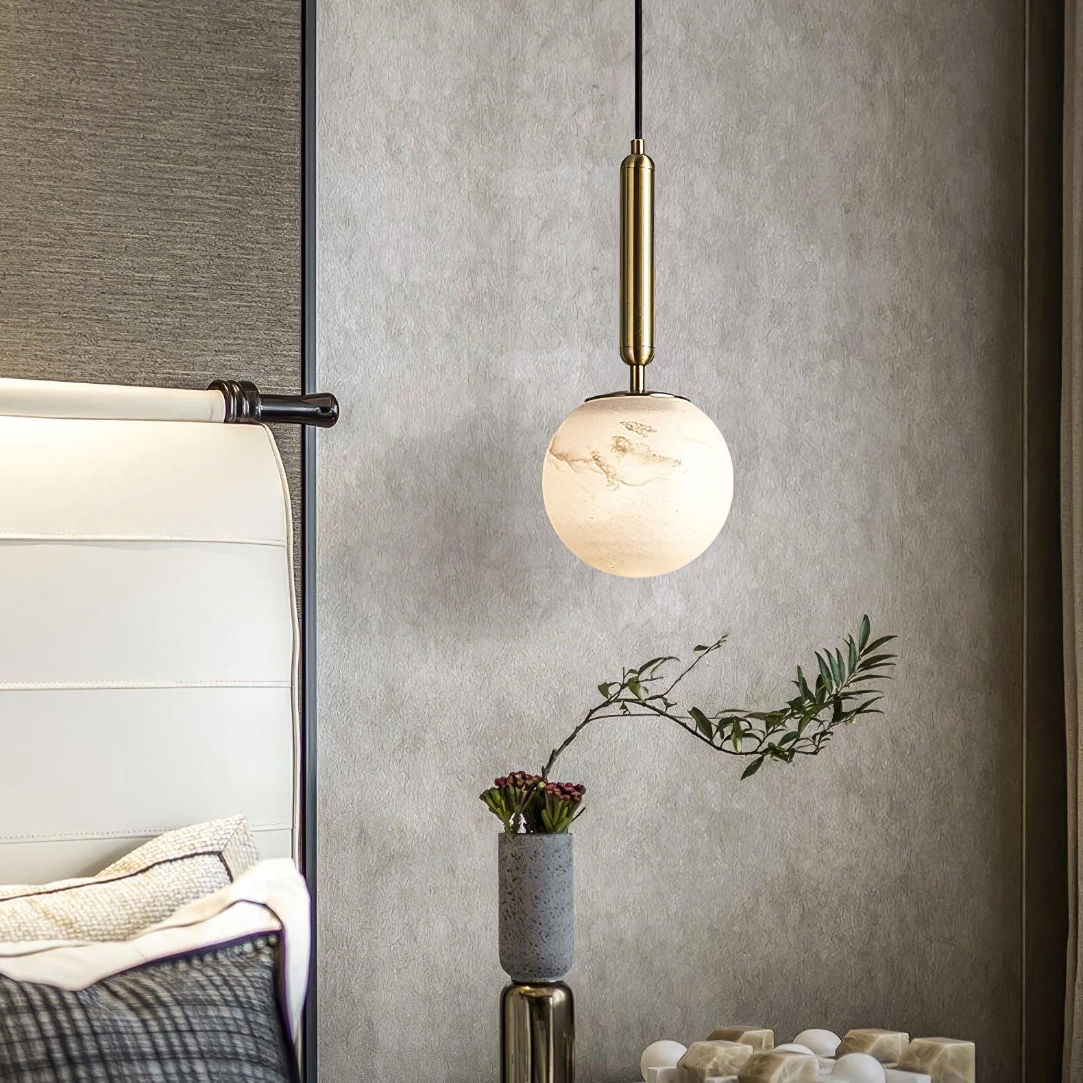 Bosso Alabaster Pendant Light - Alabaster, Alabaster Pendant-1-Luxehomezone