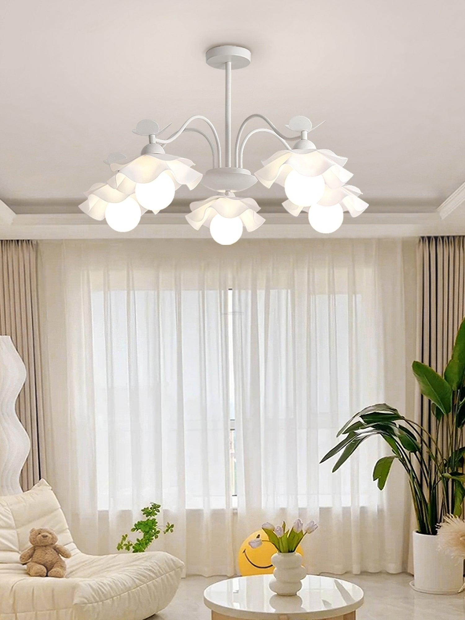 Murano Acrylic Chandelier with 3/5/8 heads - Zahara-1-Luxehomezone