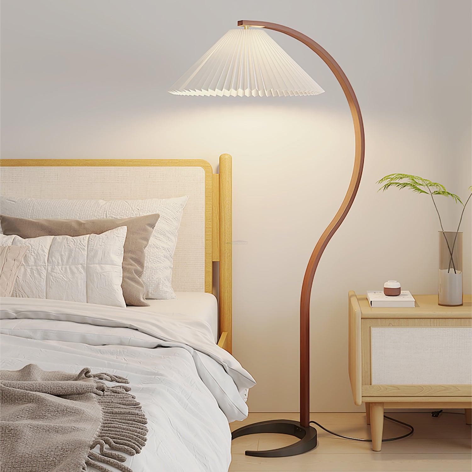 Caprany Floor Lamp - Drapery-1-Luxehomezone