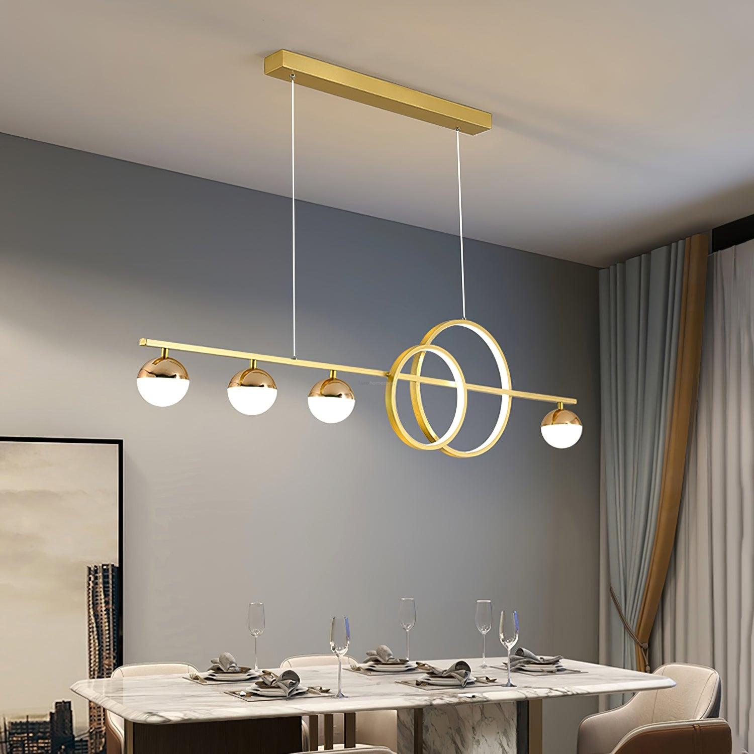 Brooklyn Double Circle Chandelier L 47.2″ - Hailey-1-Luxehomezone