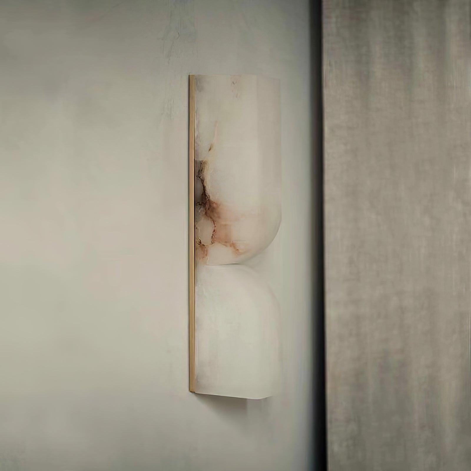 Alabaster Essence Wall Sconce L - Alabaster, Alabaster Wall Lamp-1-Luxehomezone