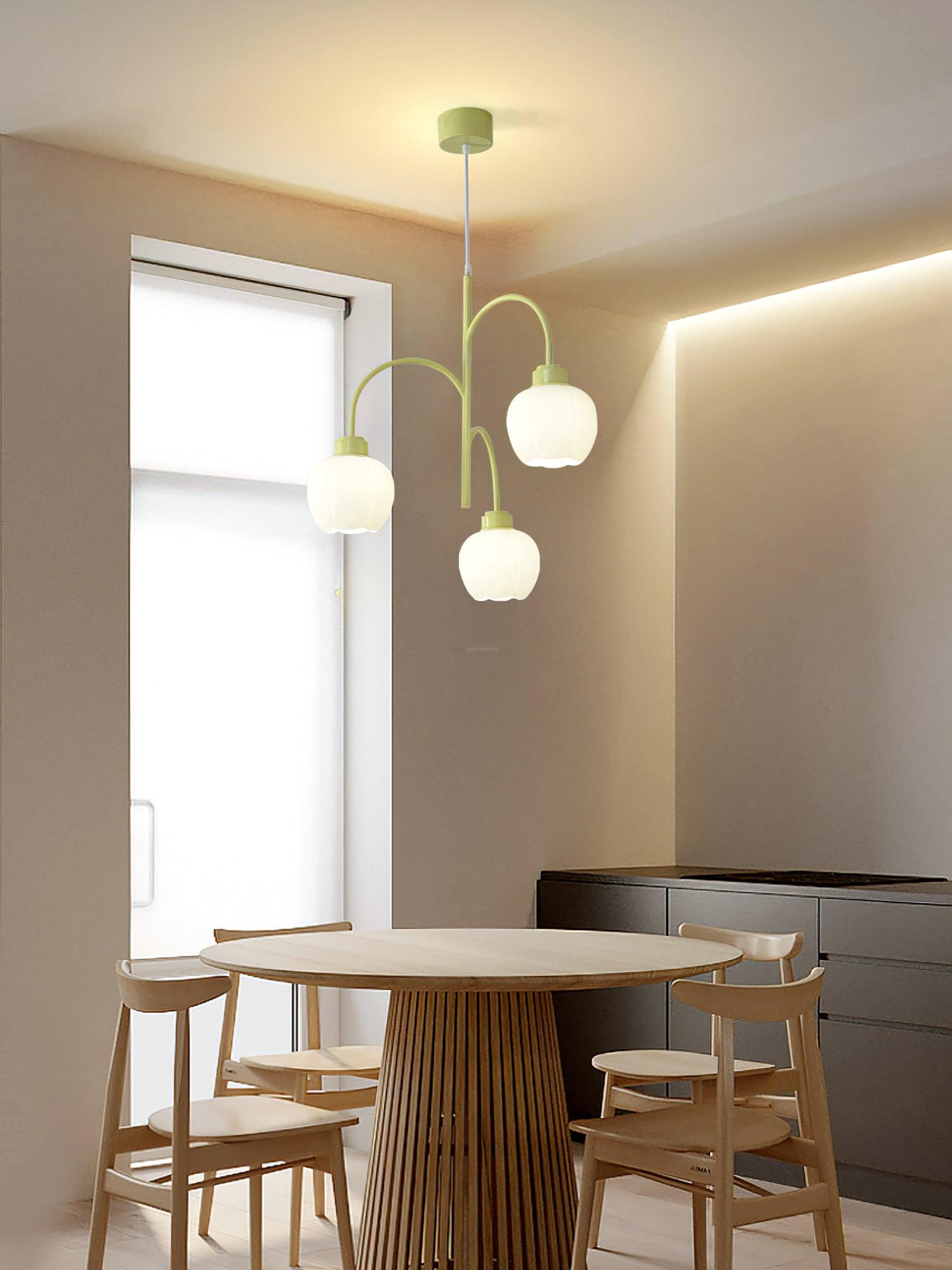 Lustra Flower Chandelier Dia 45cm - Zahara-1-Luxehomezone