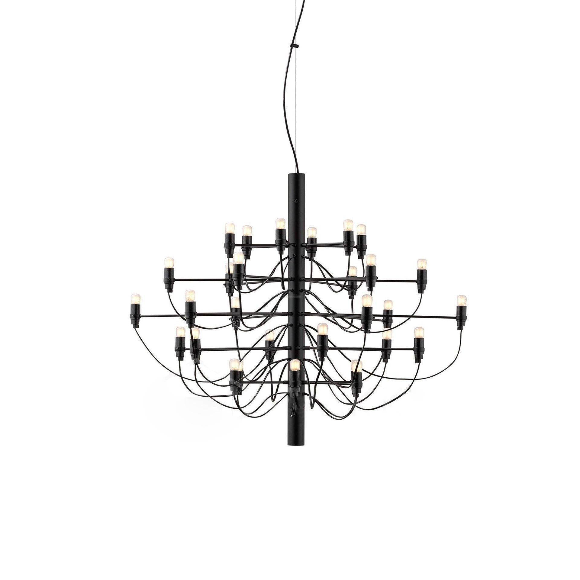 2097 Mid-Century Retro Candle Chandelier with 18/30/50/75 heads - Candle-1-Luxehomezone