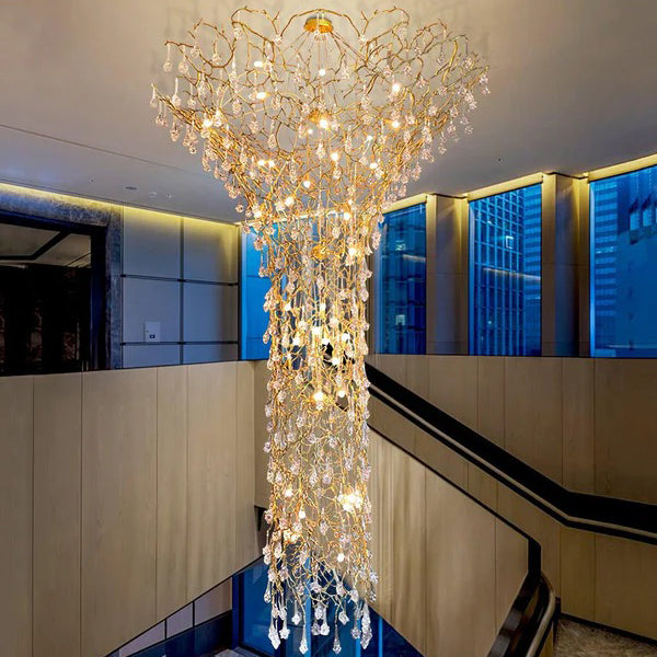 Solara Round Chandelier 59" Tree Branch