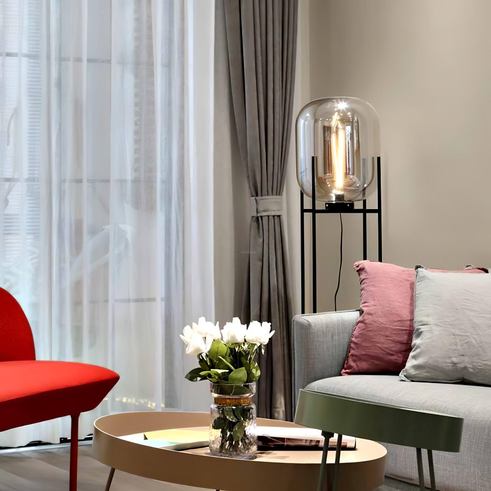 Oda Floor lamp ∅ 18.9″ - Luxehomezone