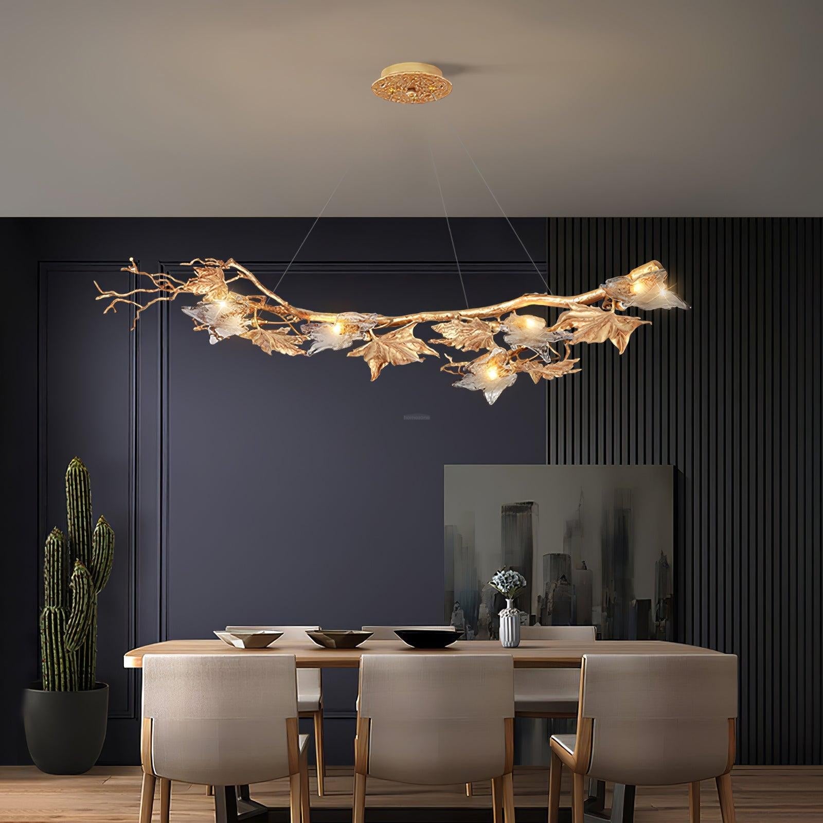 Folio Branch Type Brass Chandelier - Branch-1-Luxehomezone