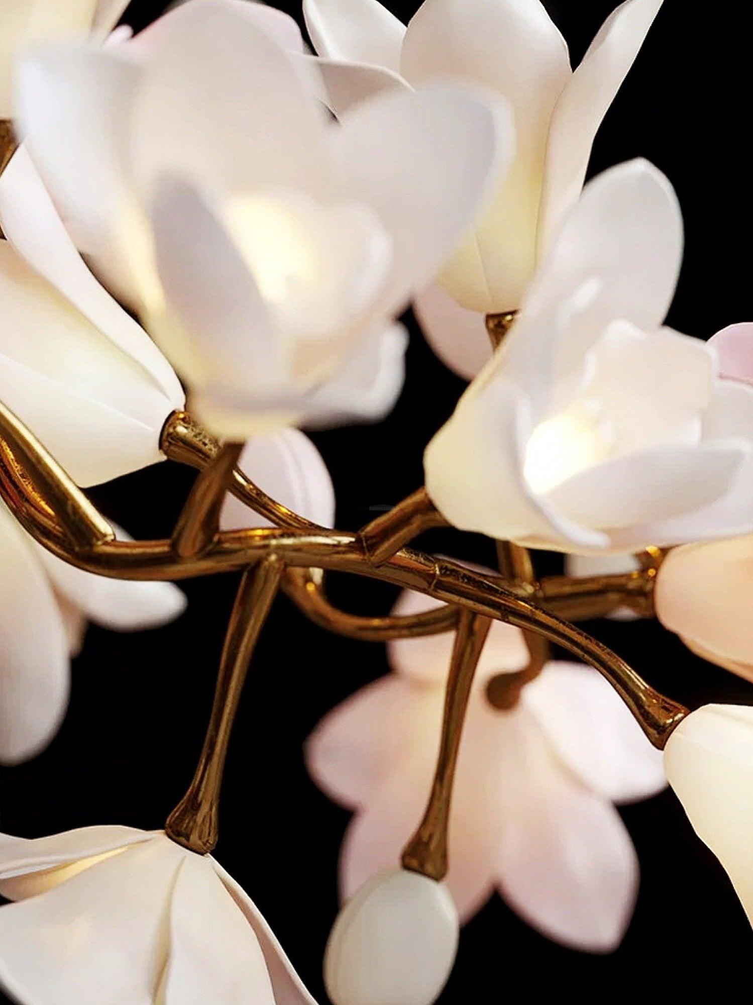 Circular Flower Blossom Chandelier - Karen-1-Luxehomezone