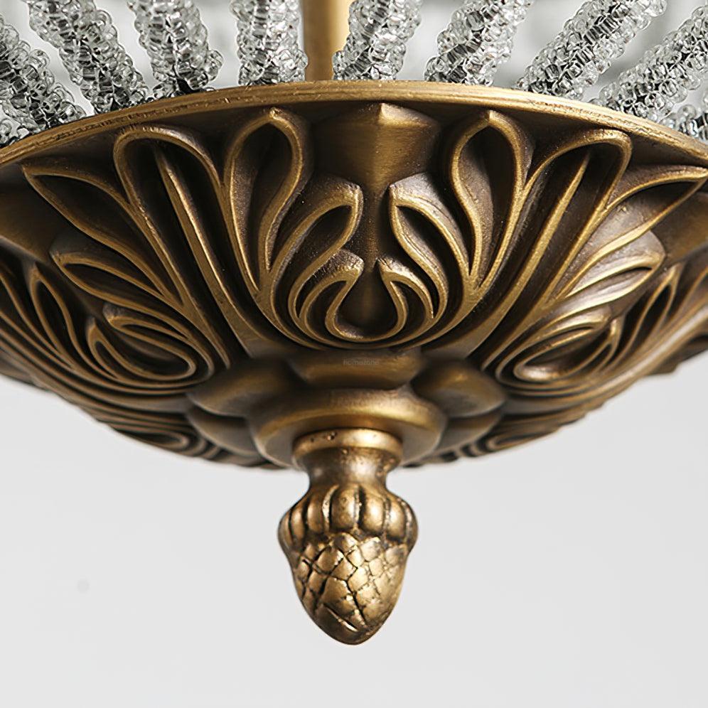 Traditional Globe Chandelier - Classic, Crystals-1-Luxehomezone