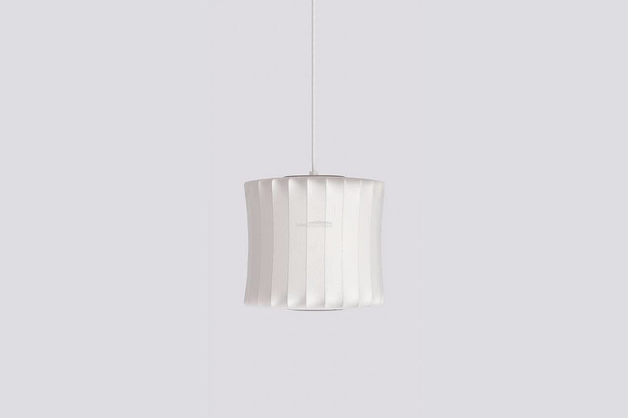 Bubble Pendant Light with Artificial Silk Lampshade - Luxehomezone