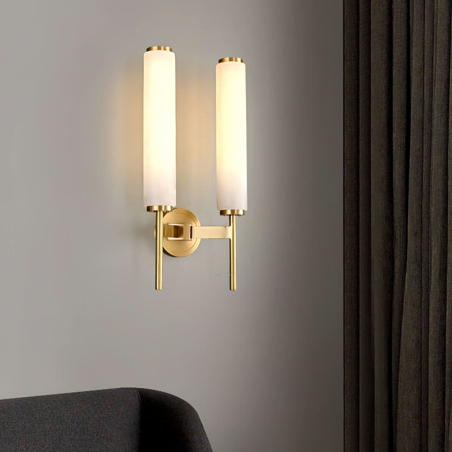 Brindisi Alabaster Wall Sconce - Luxehomezone