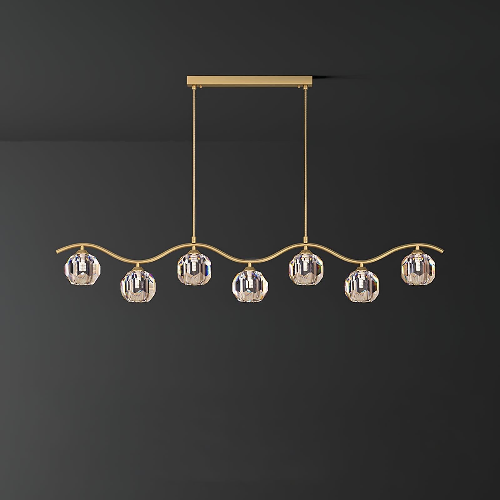 Eara Crystal Chandelier with 3/5/7 heads - Luxehomezone