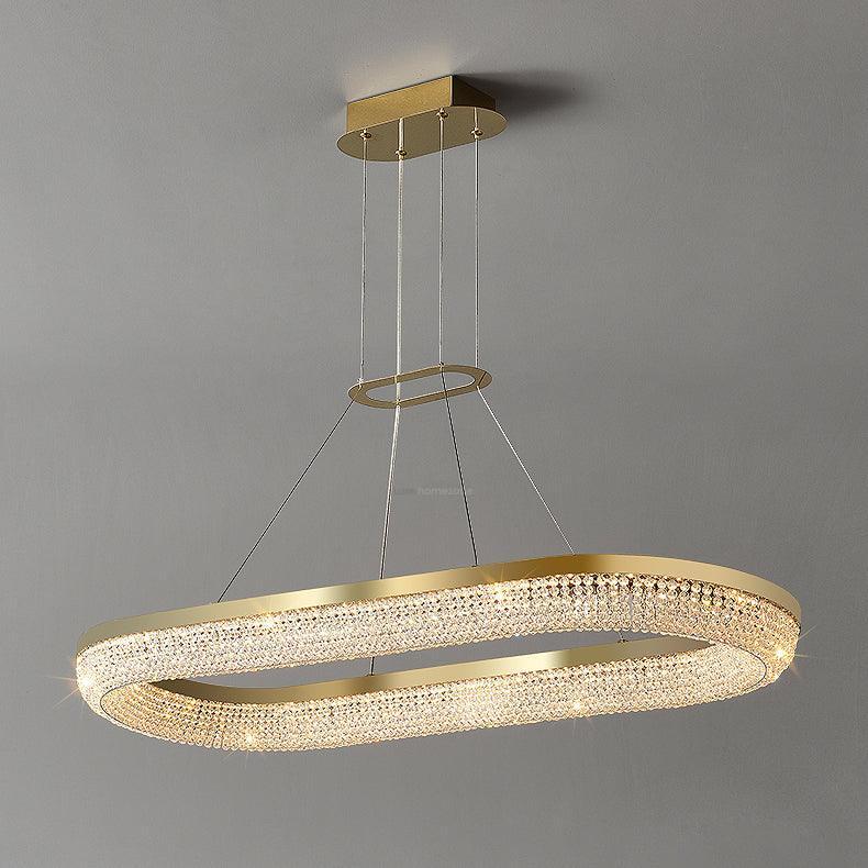Round Crystal Ring Chandeliers - Luxehomezone