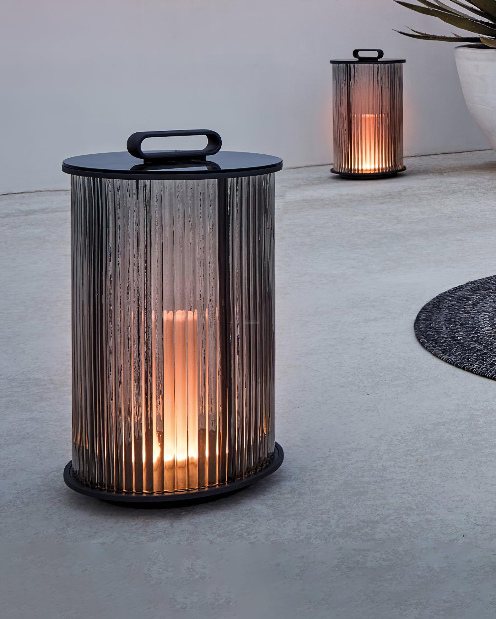 Ambient Line Lantern Garden Floor Lamp - Canister-1-Luxehomezone