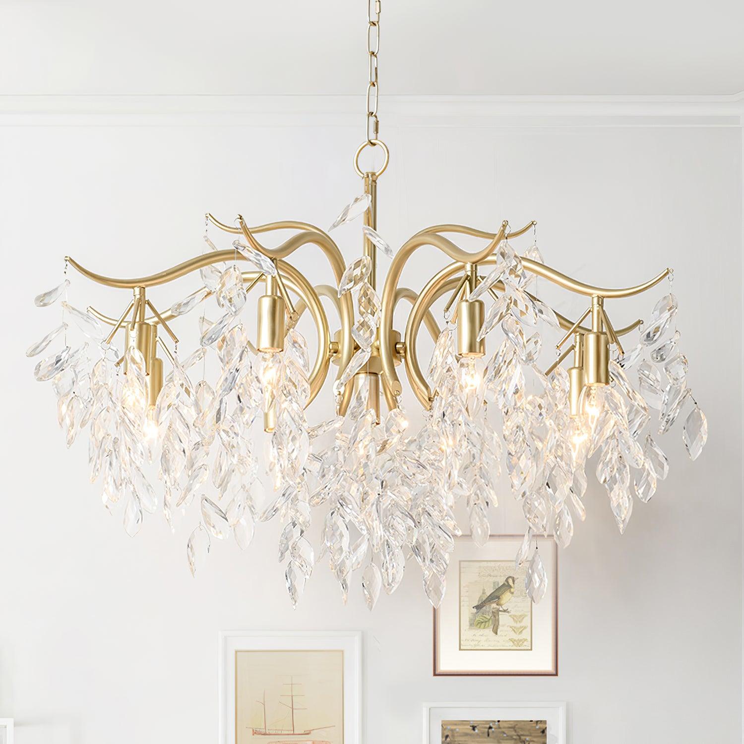 Dorale Chandelier with 7/9/11 heads - Luxehomezone