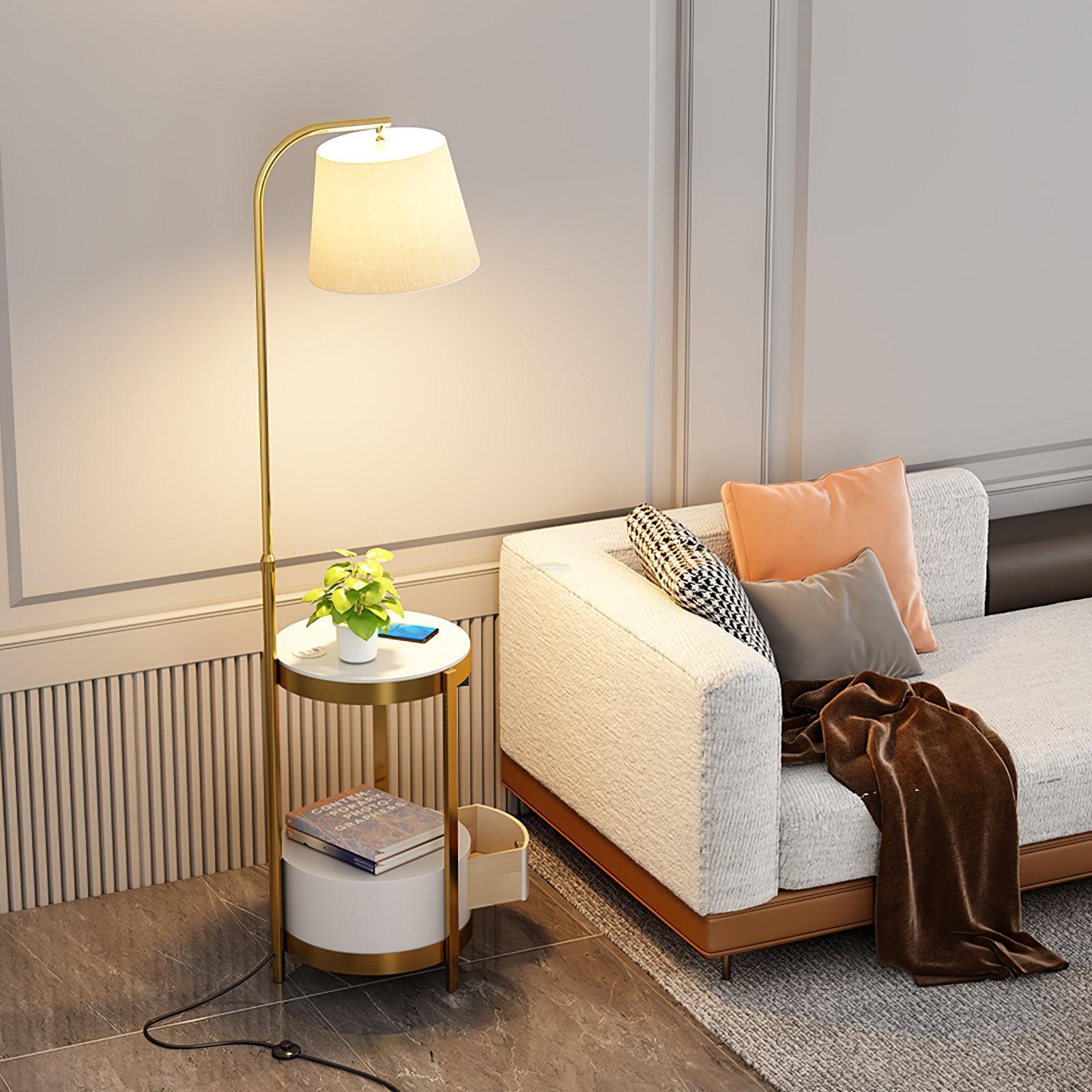 Lilah Floor Lamp ∅ 13.8″ - Luxehomezone