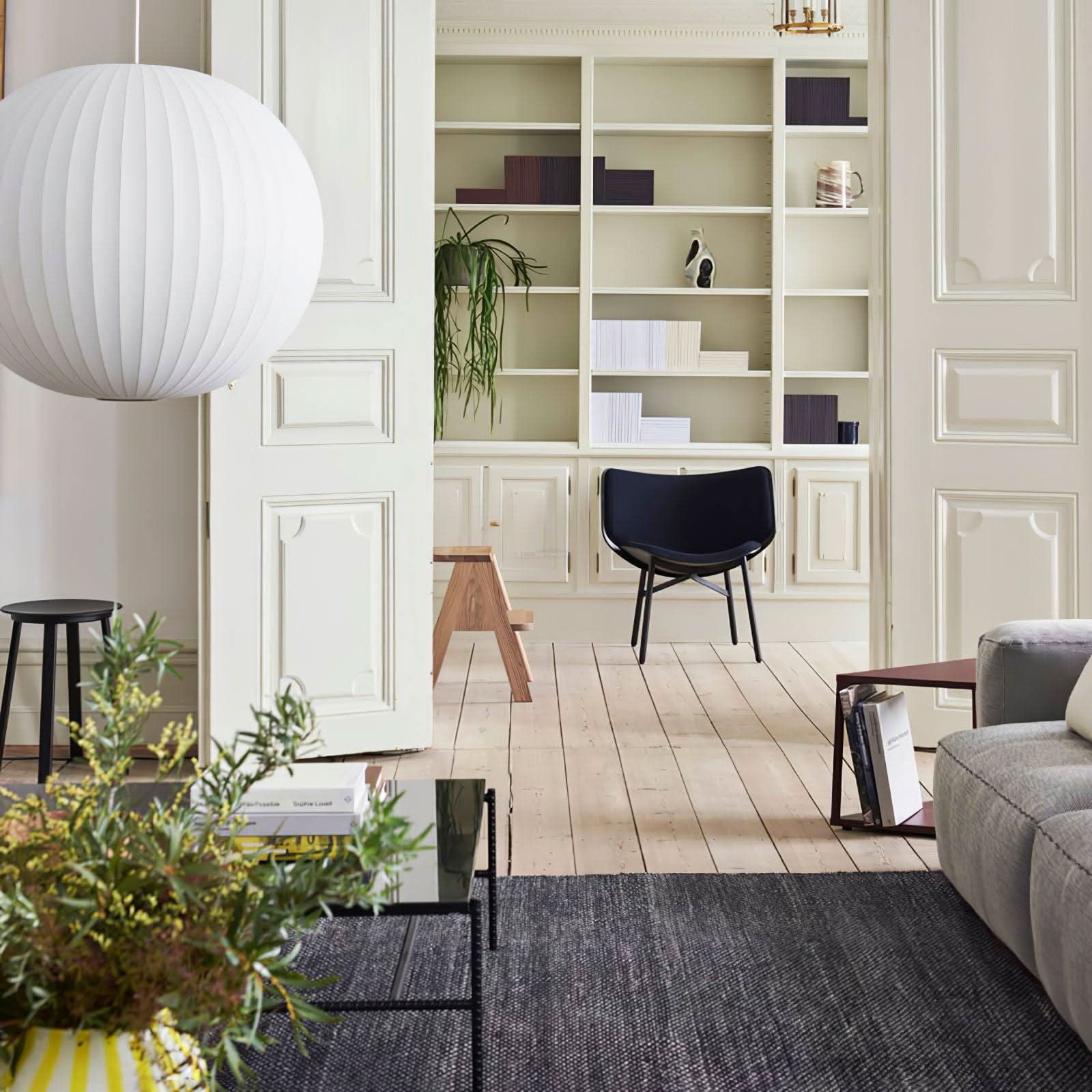Bubble Pendant Light with Artificial Silk Lampshade - Luxehomezone