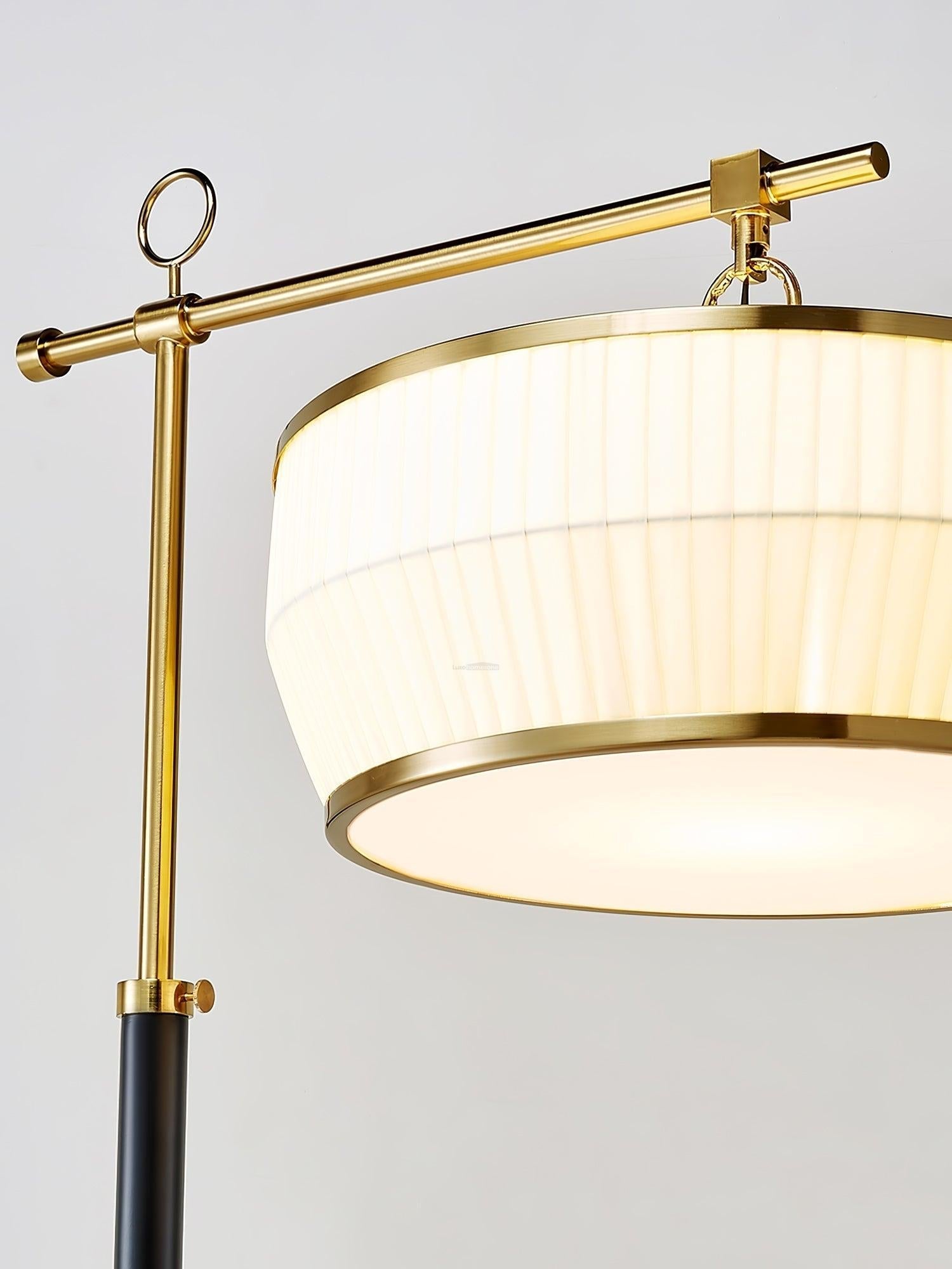 Hejun Fabric Floor Lamp W 24.4″ - Drapery-1-Luxehomezone